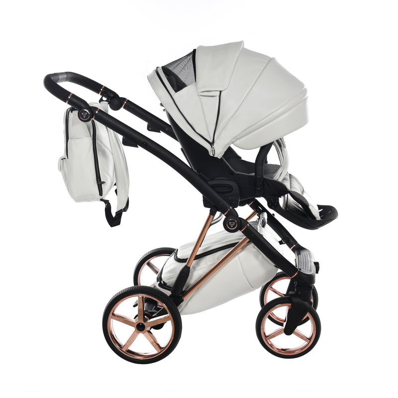 JUNAMA AIR PREMIUM WHITE - 4IN1 (INCLUDES CAR SEAT & ISOFIX BASE)