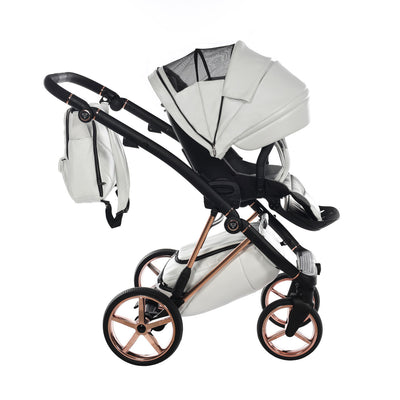 JUNAMA AIR PREMIUM WHITE - 4IN1 (INCLUDES CAR SEAT & ISOFIX BASE)