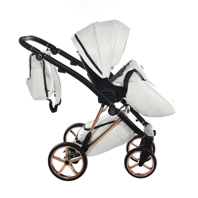 JUNAMA AIR PREMIUM WHITE - 4IN1 (INCLUDES CAR SEAT & ISOFIX BASE)