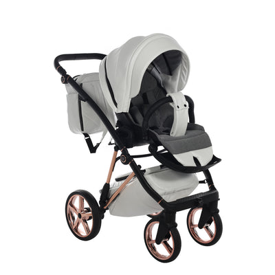 JUNAMA AIR PREMIUM WHITE - 4IN1 (INCLUDES CAR SEAT & ISOFIX BASE)