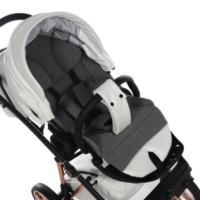 JUNAMA AIR PREMIUM WHITE - 4IN1 (INCLUDES CAR SEAT & ISOFIX BASE)