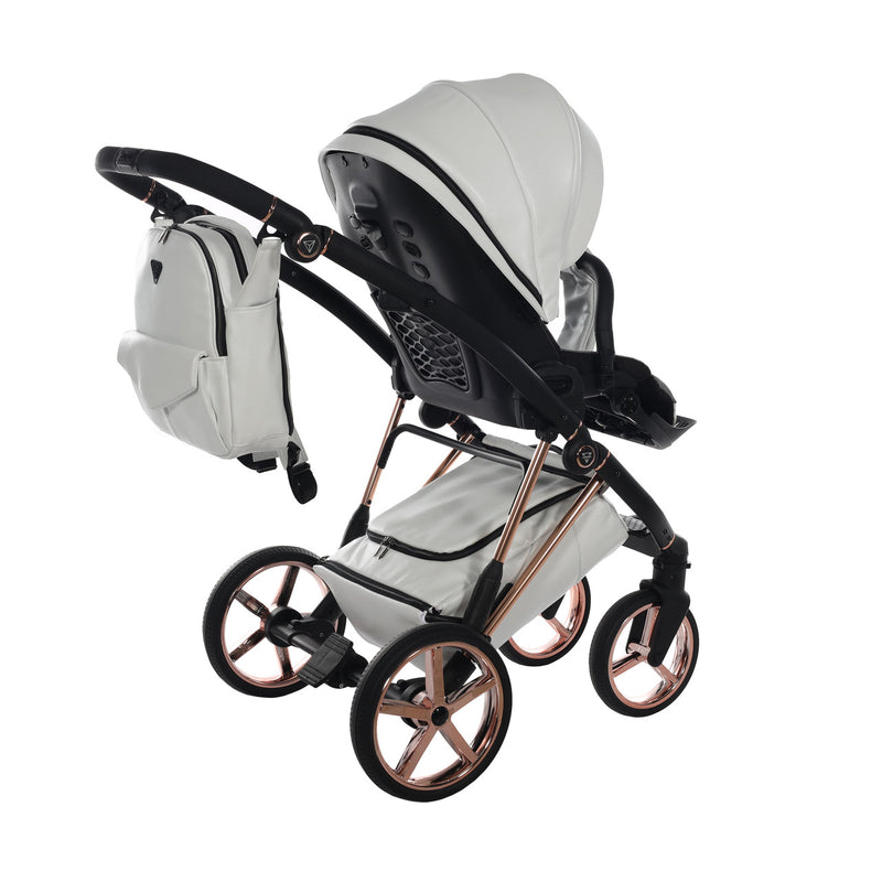 JUNAMA AIR PREMIUM WHITE - 4IN1 (INCLUDES CAR SEAT & ISOFIX BASE)