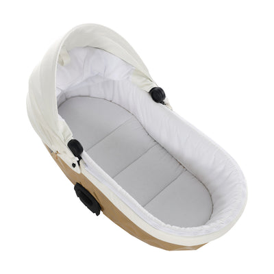 JUNAMA FLUO INDIVIDUAL SATIN DUO WHITE GOLD - 2IN1 (2 X CARRYCOTS & 2 X SEAT UNITS)