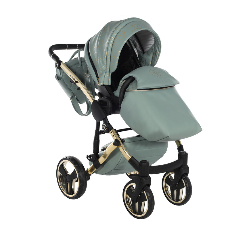 JUNAMA HEART GREEN - 3IN1 (INCLUDES CAR SEAT)