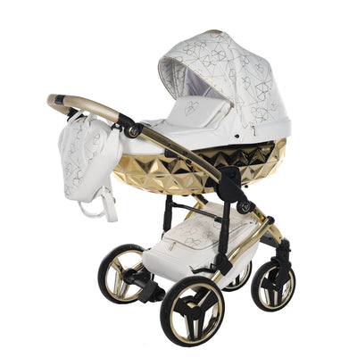 JUNAMA HEART WHITE GOLD - 4IN1 (INCLUDES CAR SEAT & ISOFIX BASE)