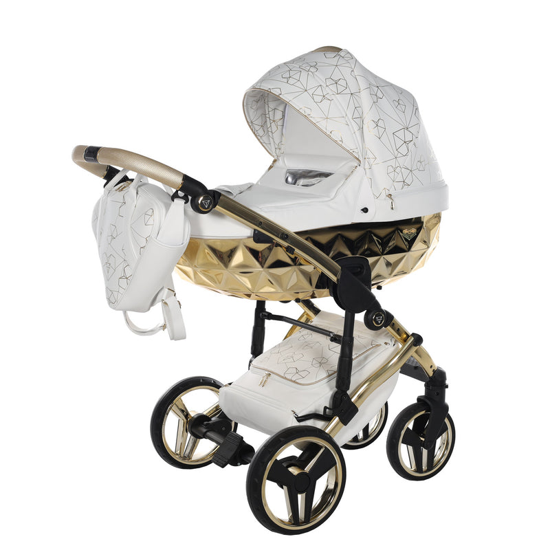 JUNAMA HEART WHITE GOLD - 3IN1 (INCLUDES CAR SEAT)