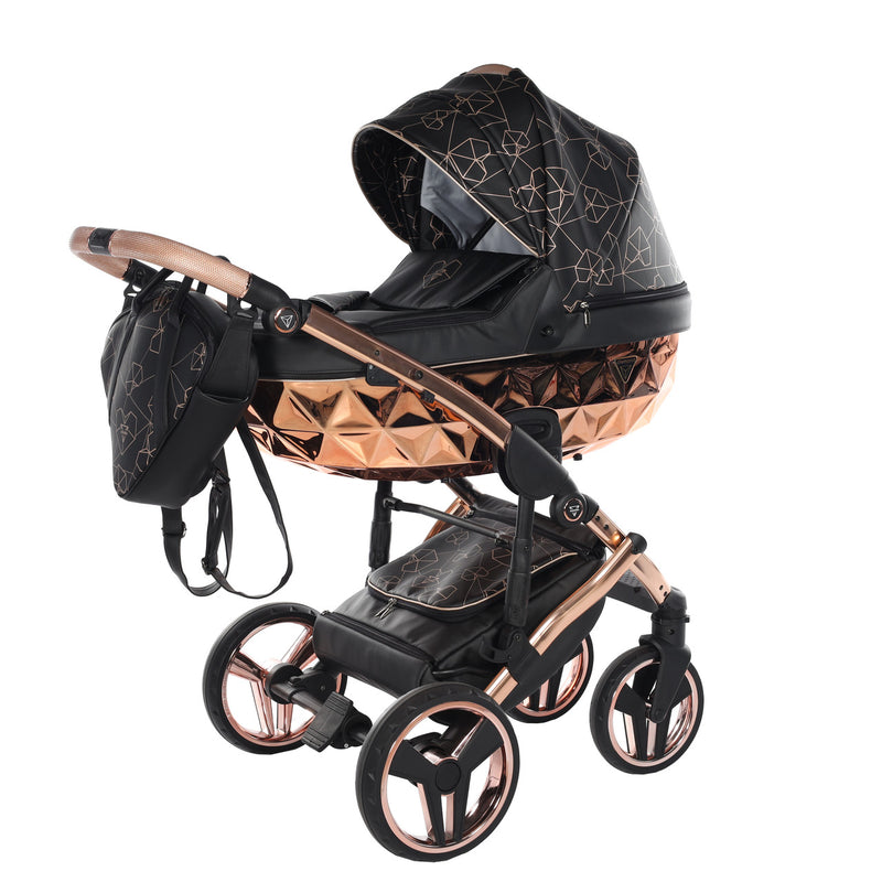 JUNAMA HEART BLACK -  3IN1 (INCLUDES CAR SEAT)