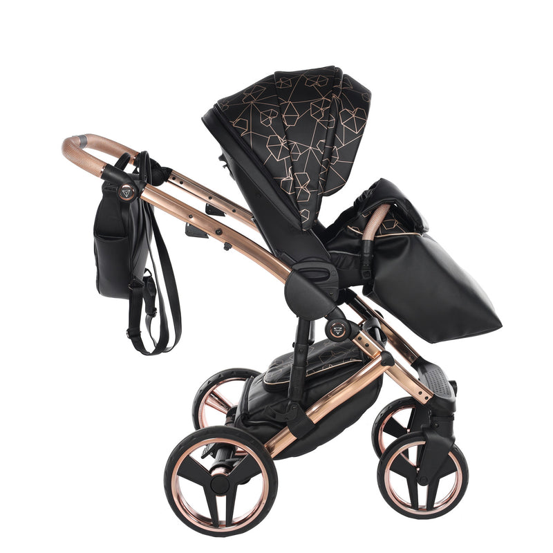 JUNAMA HEART BLACK -  3IN1 (INCLUDES CAR SEAT)