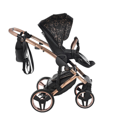 JUNAMA HEART BLACK  - 4IN1 (INCLUDES CAR SEAT & ISOFIX BASE)