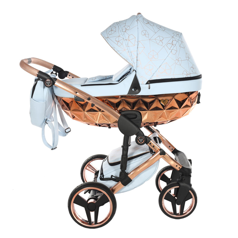 JUNAMA HEART BABY BLUE - 3IN1 (INCLUDES CAR SEAT)