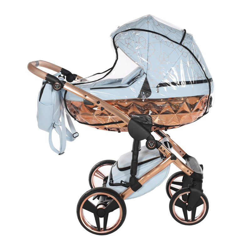 JUNAMA HEART BABY BLUE - 4IN1 (INCLUDES CAR SEAT & ISOFIX BASE)