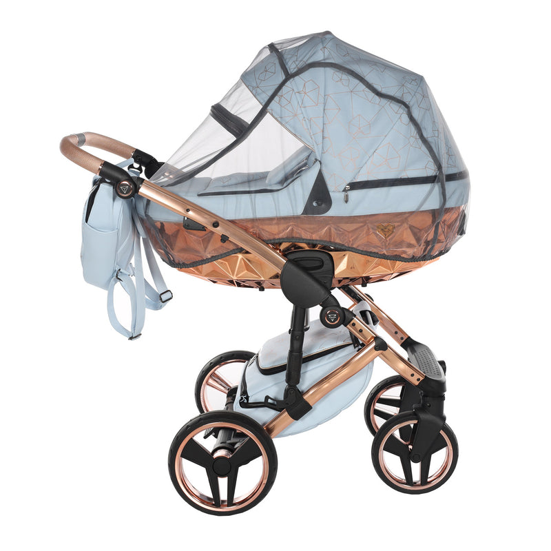 JUNAMA HEART BABY BLUE - 3IN1 (INCLUDES CAR SEAT)