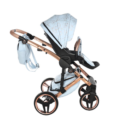 JUNAMA HEART BABY BLUE - 4IN1 (INCLUDES CAR SEAT & ISOFIX BASE)