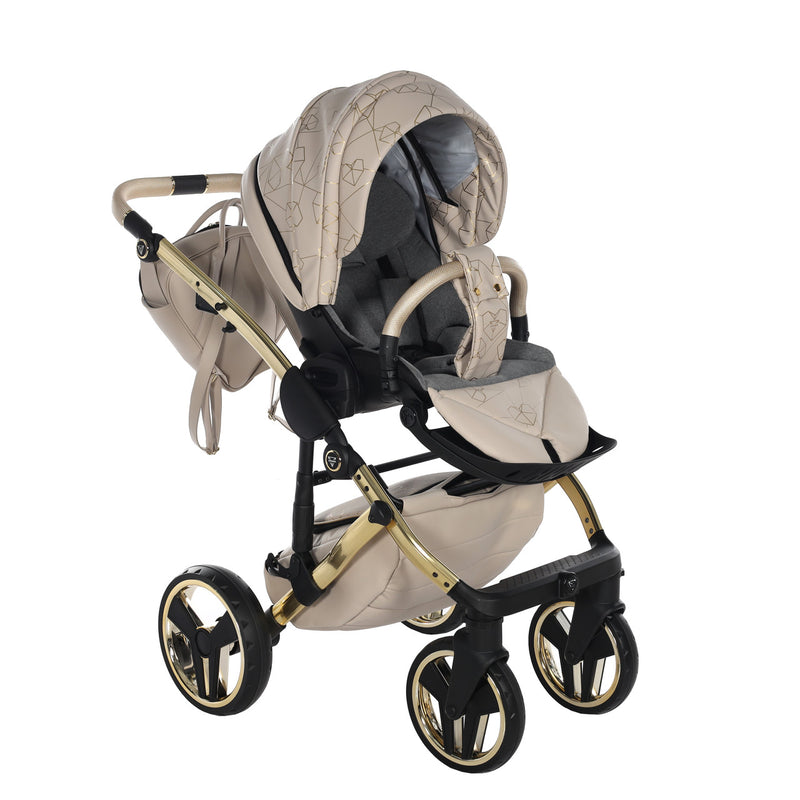 JUNAMA HEART BEIGE - 4IN1 (INCLUDES CAR SEAT & ISOFIX BASE)