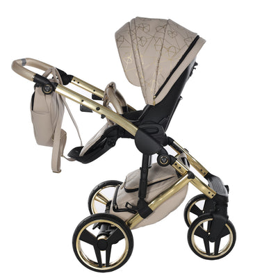 JUNAMA HEART BEIGE - 4IN1 (INCLUDES CAR SEAT & ISOFIX BASE)