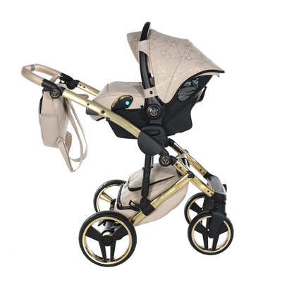 JUNAMA HEART BEIGE - 4IN1 (INCLUDES CAR SEAT & ISOFIX BASE)