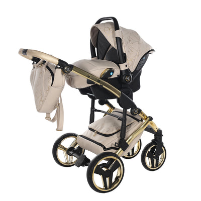 JUNAMA HEART BEIGE - 4IN1 (INCLUDES CAR SEAT & ISOFIX BASE)