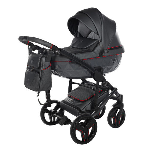 JUNAMA S-CLASS GRAPHITE - 4IN1 (INCLUDES CAR SEAT & ISOFIX BASE)