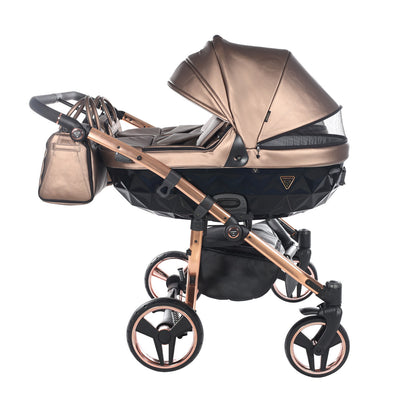 JUNAMA FLUO LINE DUO BRONZE - 2IN1 (2 X CARRYCOTS & 2 X SEAT UNITS)