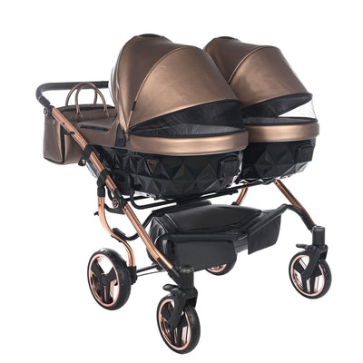 JUNAMA FLUO LINE DUO BRONZE - 4IN1 (INCLUDES 2 X CAR SEAT & 2 X ISOFIX BASE)