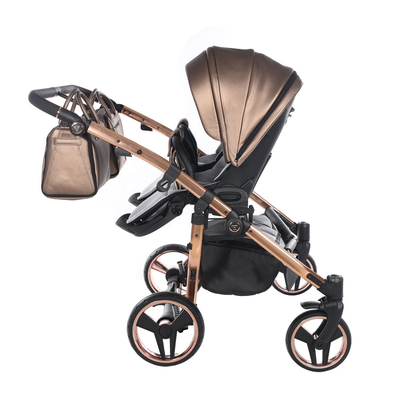 JUNAMA FLUO LINE DUO BRONZE - 2IN1 (2 X CARRYCOTS & 2 X SEAT UNITS)