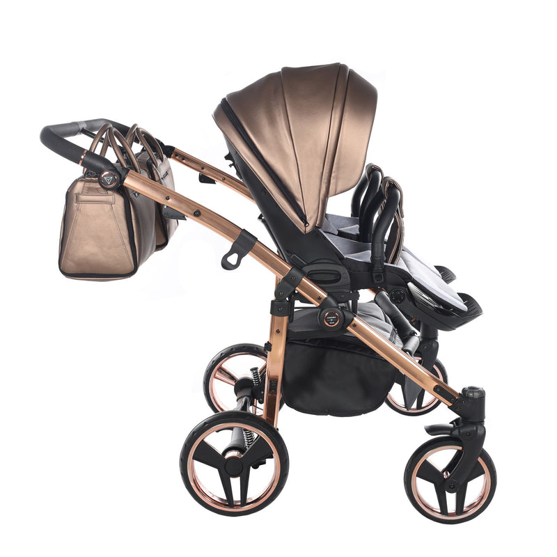 JUNAMA FLUO LINE DUO BRONZE - 4IN1 (INCLUDES 2 X CAR SEAT & 2 X ISOFIX BASE)