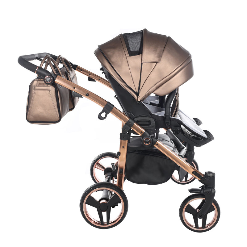 JUNAMA FLUO LINE DUO BRONZE - 2IN1 (2 X CARRYCOTS & 2 X SEAT UNITS)