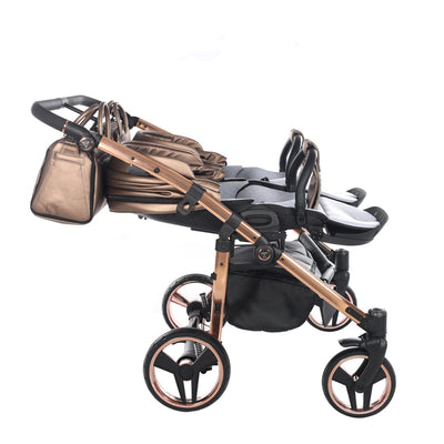 JUNAMA FLUO LINE DUO BRONZE - 2IN1 (2 X CARRYCOTS & 2 X SEAT UNITS)