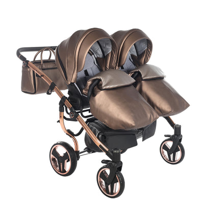 JUNAMA FLUO LINE DUO BRONZE - 2IN1 (2 X CARRYCOTS & 2 X SEAT UNITS)