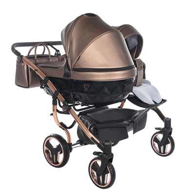 JUNAMA FLUO LINE DUO BRONZE - 2IN1 (2 X CARRYCOTS & 2 X SEAT UNITS)