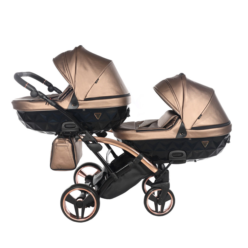 JUNAMA FLUO LINE BRONZE DUO SLIM - 2IN1 (2 X CARRYCOTS & 2 X SEAT UNITS)