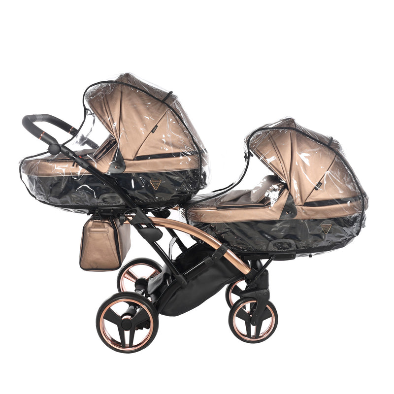 JUNAMA FLUO LINE BRONZE DUO SLIM - 2IN1 (2 X CARRYCOTS & 2 X SEAT UNITS)