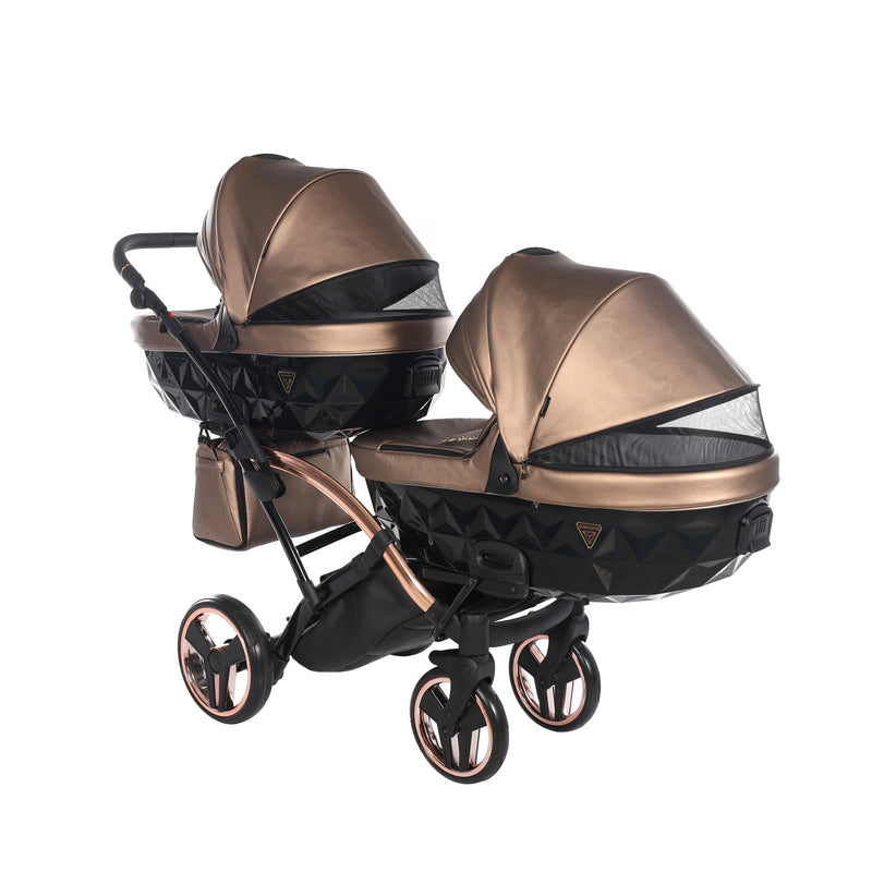 JUNAMA FLUO LINE BRONZE DUO SLIM - 2IN1 (2 X CARRYCOTS & 2 X SEAT UNITS)