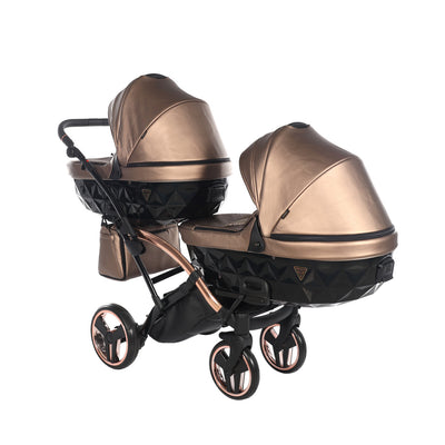 JUNAMA FLUO LINE BRONZE DUO SLIM - 2IN1 (2 X CARRYCOTS & 2 X SEAT UNITS)