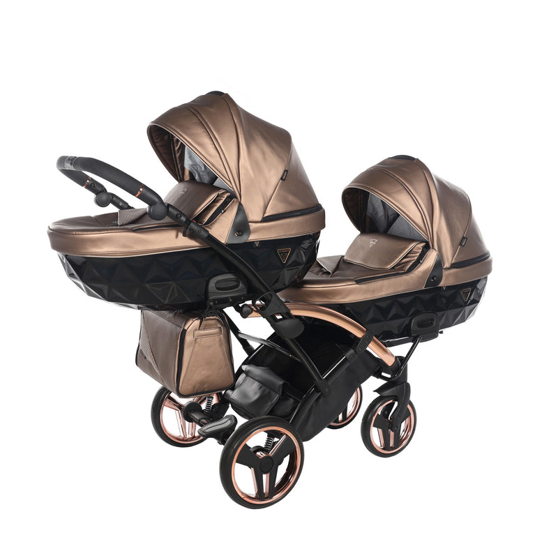 JUNAMA FLUO LINE BRONZE DUO SLIM - 2IN1 (2 X CARRYCOTS & 2 X SEAT UNITS)