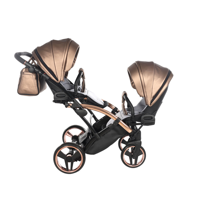 JUNAMA FLUO LINE BRONZE DUO SLIM - 2IN1 (2 X CARRYCOTS & 2 X SEAT UNITS)