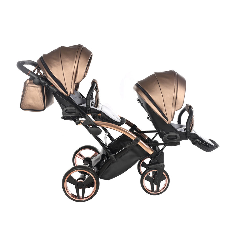 JUNAMA FLUO LINE BRONZE DUO SLIM - 2IN1 (2 X CARRYCOTS & 2 X SEAT UNITS)