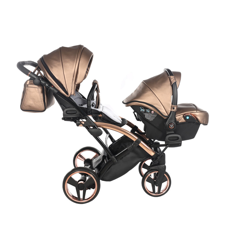 JUNAMA FLUO LINE BRONZE DUO SLIM - 2IN1 (2 X CARRYCOTS & 2 X SEAT UNITS)