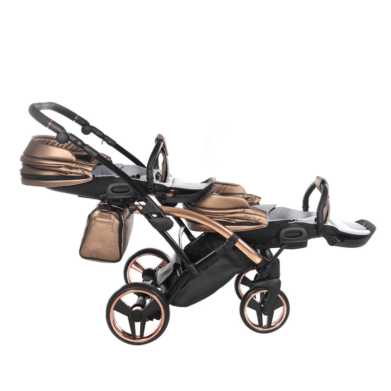 JUNAMA FLUO LINE BRONZE DUO SLIM - 2IN1 (2 X CARRYCOTS & 2 X SEAT UNITS)