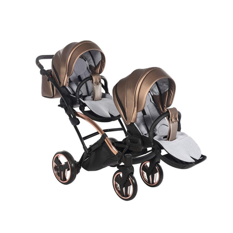 JUNAMA FLUO LINE BRONZE DUO SLIM - 2IN1 (2 X CARRYCOTS & 2 X SEAT UNITS)