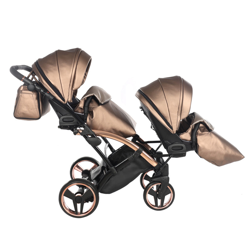 JUNAMA FLUO LINE BRONZE DUO SLIM - 2IN1 (2 X CARRYCOTS & 2 X SEAT UNITS)