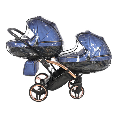 JUNAMA FLUO LINE NAVY DUO SLIM - 2IN1 (2 X CARRYCOTS & 2 X SEAT UNITS)