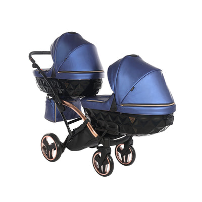 JUNAMA FLUO LINE NAVY DUO SLIM - 2IN1 (2 X CARRYCOTS & 2 X SEAT UNITS)