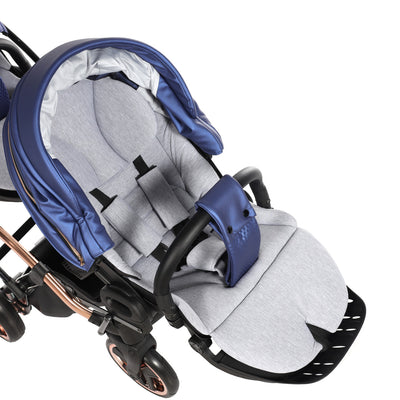 JUNAMA FLUO LINE NAVY DUO SLIM - 3IN1 (INCLUDES 2 X CAR SEAT)