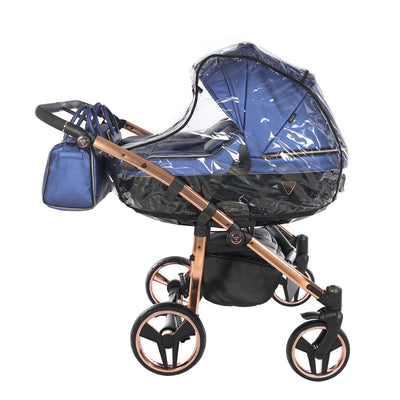 JUNAMA FLUO LINE DUO NAVY - 2IN1 (2 X CARRYCOTS & 2 X SEAT UNITS)