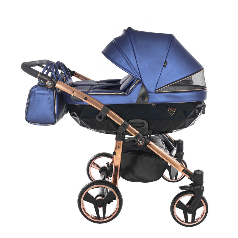 JUNAMA FLUO LINE DUO NAVY - 2IN1 (2 X CARRYCOTS & 2 X SEAT UNITS)