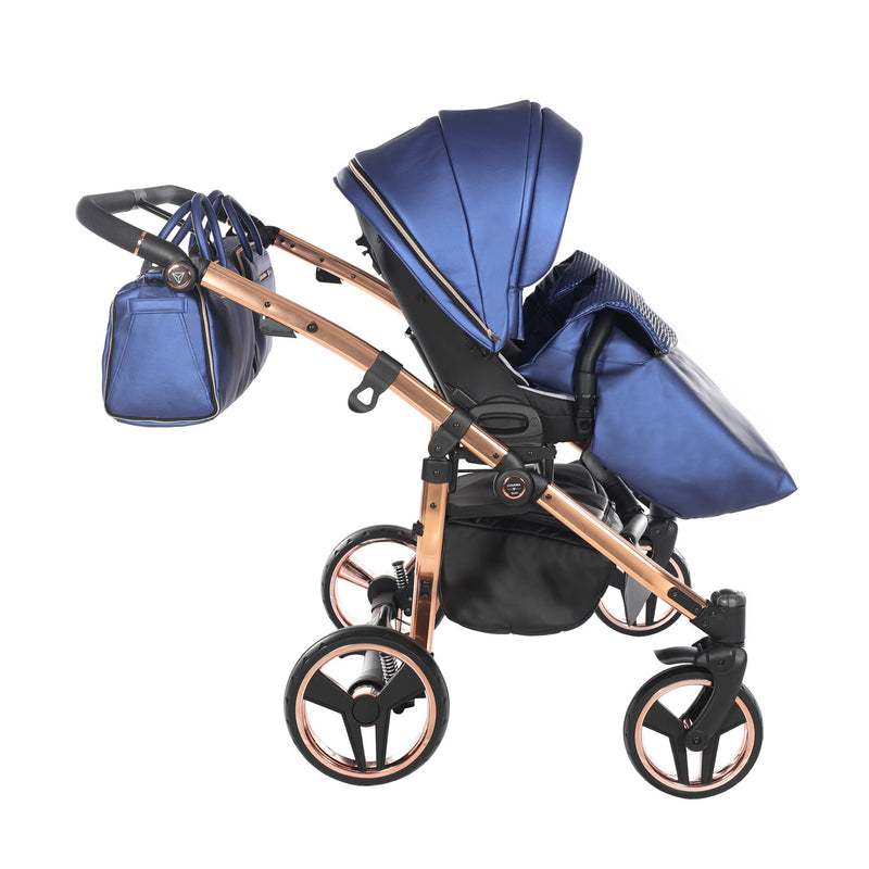 JUNAMA FLUO LINE DUO NAVY - 2IN1 (2 X CARRYCOTS & 2 X SEAT UNITS)