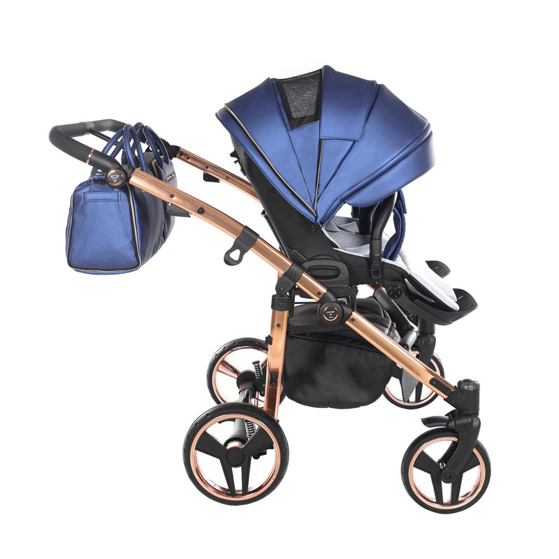 JUNAMA FLUO LINE DUO NAVY - 2IN1 (2 X CARRYCOTS & 2 X SEAT UNITS)