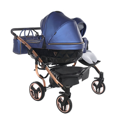 JUNAMA FLUO LINE DUO NAVY - 2IN1 (2 X CARRYCOTS & 2 X SEAT UNITS)