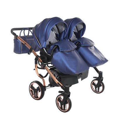 JUNAMA FLUO LINE DUO NAVY - 2IN1 (2 X CARRYCOTS & 2 X SEAT UNITS)